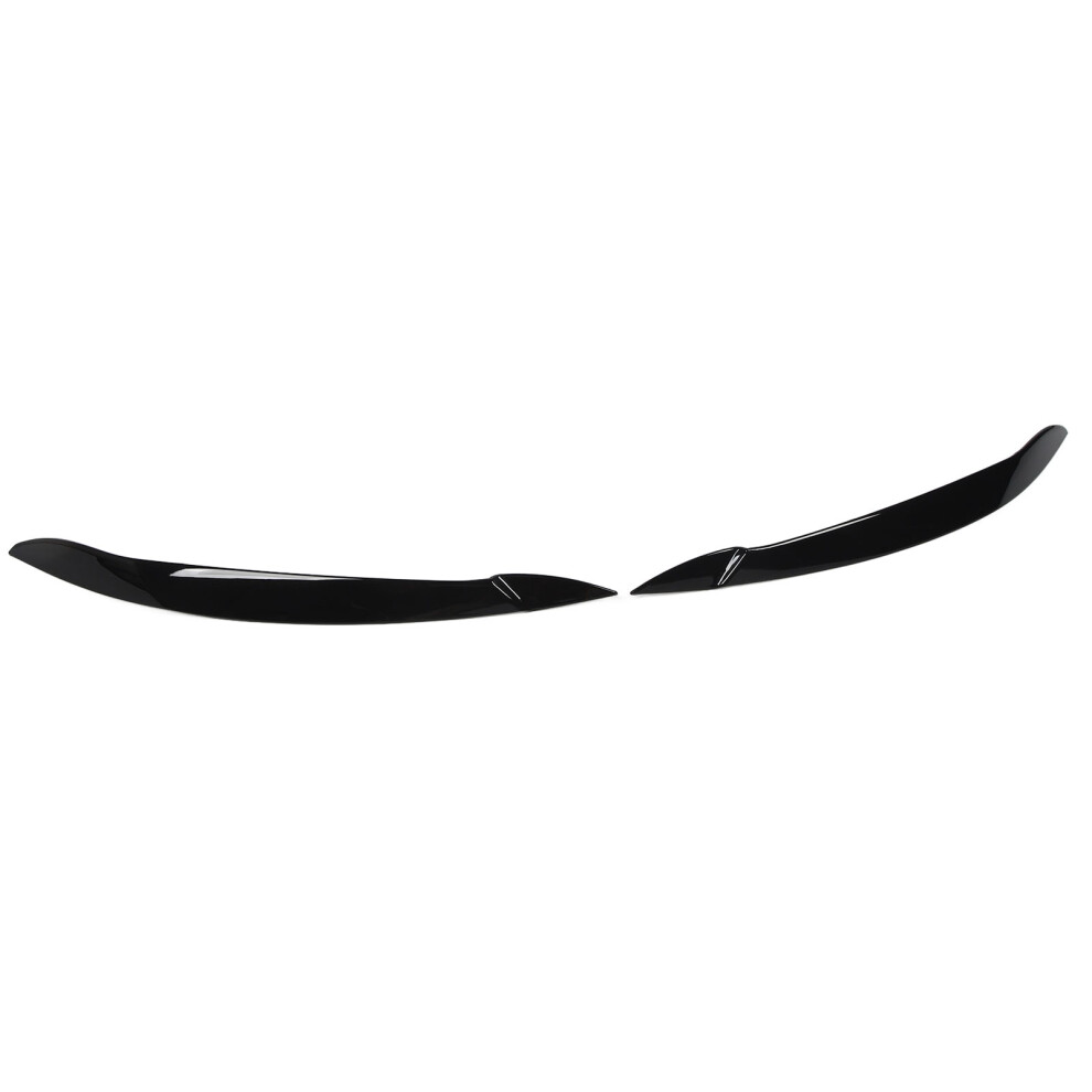 Headlight Eyebrow Trim Fits Bmw X5 E70 2008-2013 Glossy Black 4001387086171