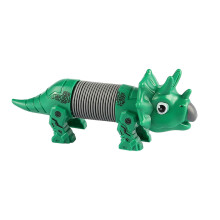 Triceratops Sanserør Grønne 16x6cm