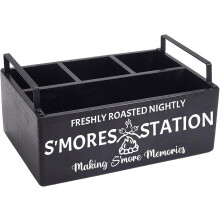 Porte-barres S'mores avec poignées, style campagnard