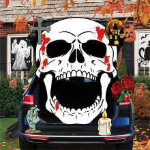 Skull Trunk or Treat -koristelusarja katumaastureille