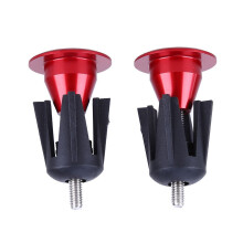 1 Pair Aluminum Alloys Bike Handlebars End Plugs Bicycles Rod End Caps for Most Bicycles Bike Part Easy to Install