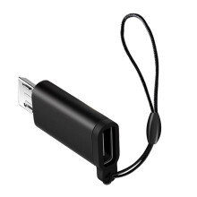 Tiontaire Cineál C Baineann go USB Fireann Tacaíocht Muirearú & Sioncrónú Sonraí Cónascaire Cuibheoir USB C go USB le Lanyard