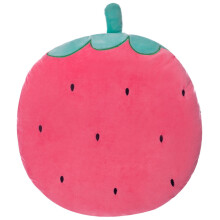 Roze zitkussen, pluche kussen voor thuisgebruik, zacht, fruitvormig, decoratief comfortkussen