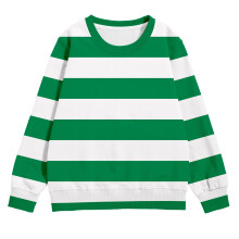 Carnival Piger Stribet Sweatshirt Langærmede Shirts Rund Hals Casual Pullover Top Blød Behagelig Børne Sportstøj Rave Hygge Toppe