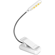 Lampe de lecture à pince avec 9 niveaux de luminosité et