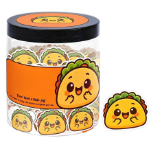 Bocal de 60 cartes d'affirmation Taco pour le soutien émotionnel