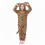 Leoparddyrheldrakt for barn, unisex, langermet hettegenser 1