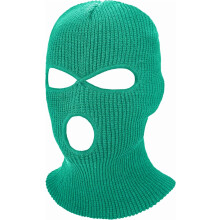 3-reikäinen hiihtomaski, kokokasvosuoja, ulkokäyttöön tarkoitettu balaclava, talvella neulottu kaulahuivi Halloween-urheilupyöräilyyn