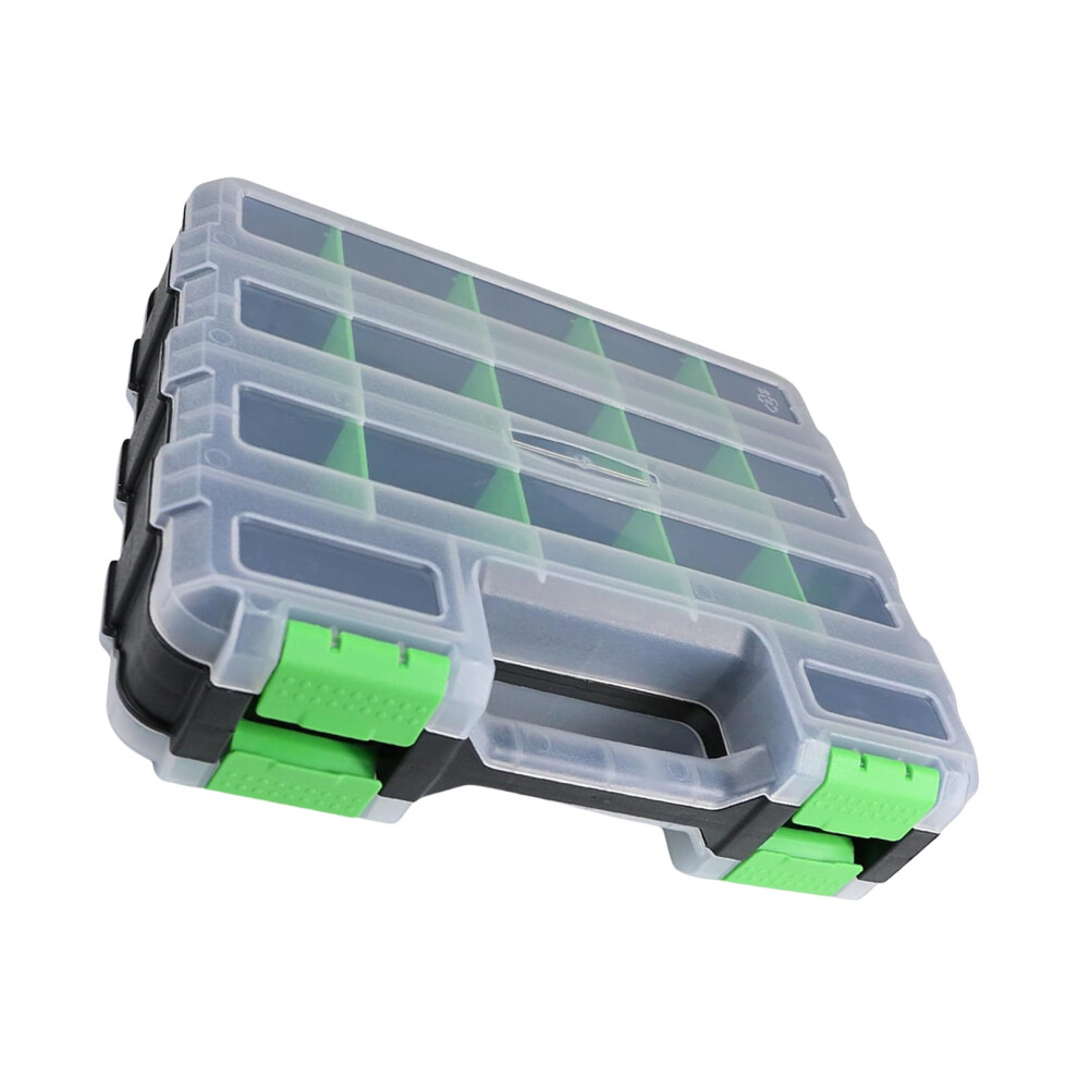 Tool Organizers, Small Parts Tool Box With Removable Compartments Double Side Tool Box Organizers Hardware Storage 9009879060468