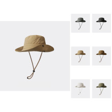 Vedenpitävä Boonie-ämpärihattu - Armeijatyylinen aurinkohattu, sade, leirintä, kesän muoti, aurinkocowboyhattu miehille