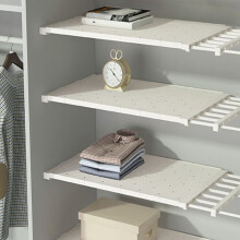 Ausziehbare Kleiderstange mit Spannfunktion – Verstellbares Aufbewahrungssystem für Schrank, Garderobe, Küche, Badezimmer (1 Stück)