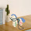 Λούτρινο παιχνίδι με όρθιο άλογο και αλυσίδα – Μίνι διακόσμηση με θέμα τα ζώα για 1