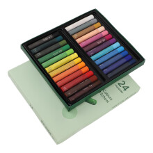 Oil Pastels 24 Colors Soft Texture Odorless Vibrant Crayons for Art