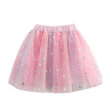 AWZXDE Girls Tutu Skirt For Girls Layered Party Dress Ballet Performance Twirl Flare Dance Outfit All Season Pink