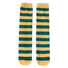 AWZXDE Kids Long Socks Fashion Color-Blocked Striped Over-Knee Socks for Party and Banquet - Elegant and Stylish for Events Yellow