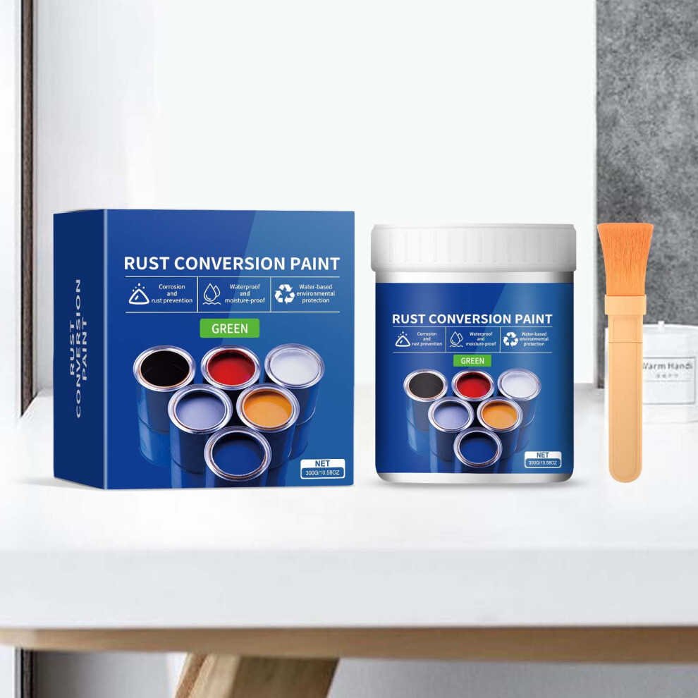 Weatherproof Rust Converter Paint, Water-Based, Compatible With Metal, Steel, Tiles Â 300G 9482828621178