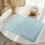 PVC placemat rectangular light blue gradient heat-resistant 1