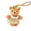 Plüschbär-Schlüsselanhänger, 5-7,5 cm, mit Metallclip 1
