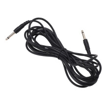 Cavo audio per chitarra 6,3mm spina dritta 5m Antirumore Nero