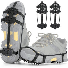 Clearance Outdoor 24 Tooth Crampons Snow Non Slip Shoe Cover Ice And Snow Wear Snow Shoe Spikes