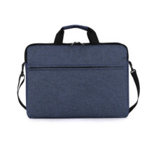 Laptoptasche 15,6 Zoll, wasserdichte Computertasche für Damen und Herren, stoßfeste Schutzhülle mit Trolleygurt, blau