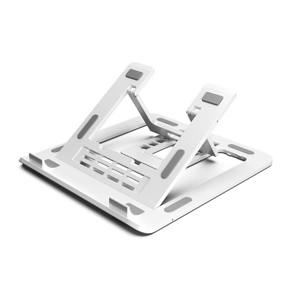 Ergonomic Laptop Holder, Foldable Computer Elevator With Nonslip Silicone, Triangular Easy Charging Access For Users 9773935322394