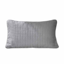 Witte kussenslopen van 19"x29" (standaardformaat), decoratieve gewatteerde kussenslopen geschikt voor eenpersoons-, tweepersoons- en queensize bedden
