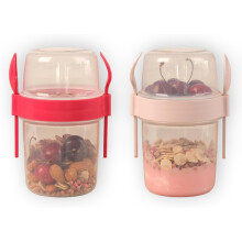 Afhaalbakjes (Groot (610 ml) 2-pack Rood & Roze)