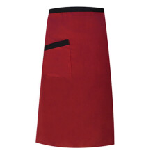 ¡50% de descuento! Delantal de chef, delantal de medio corte, delantal de camarero para restaurante o cafetería.