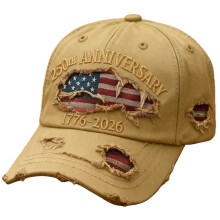 Patriotische Baseballkappe aus Baumwolle, Snapback-Verschluss, Einheitsgröße