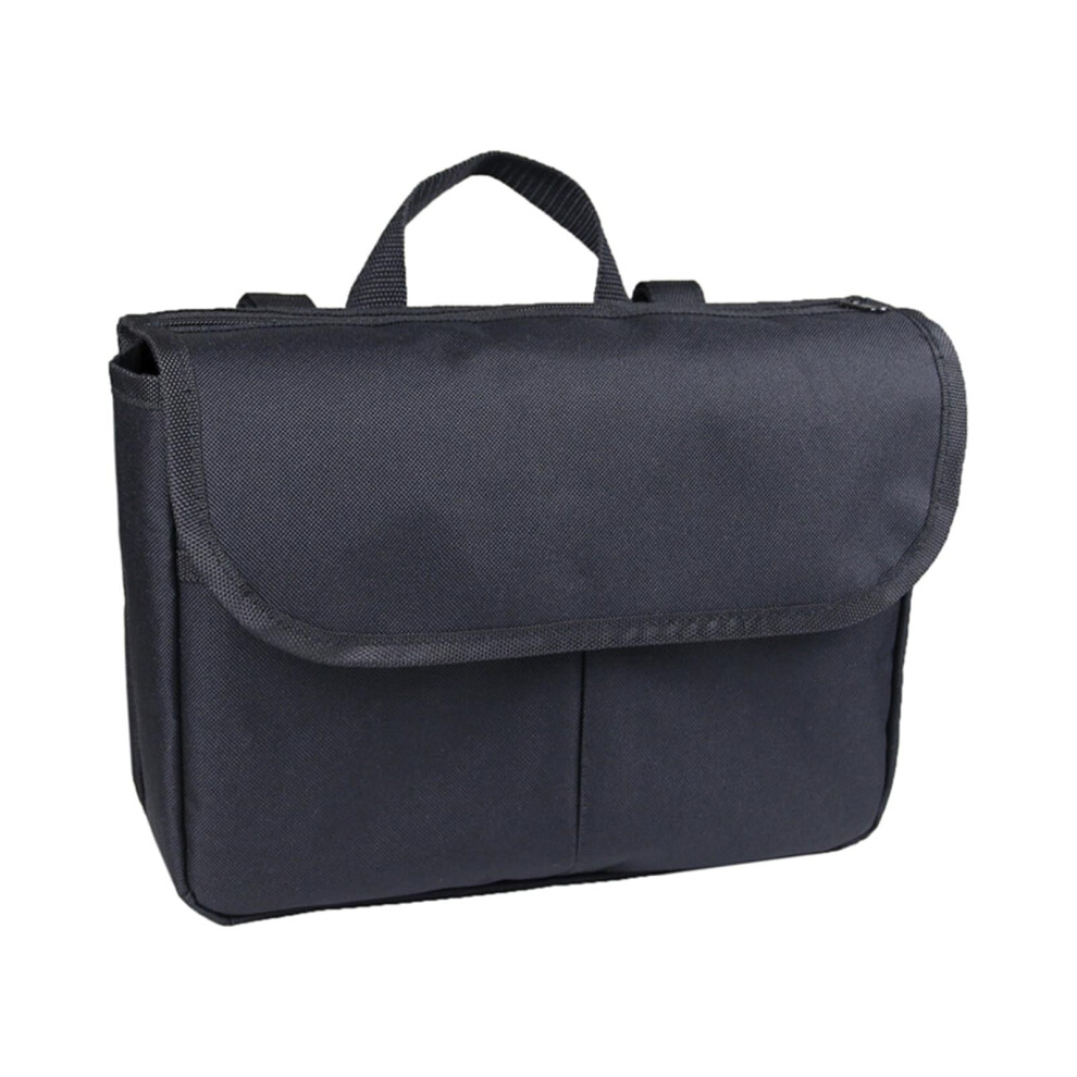 Large Universal Wheelchair Side Bag Armrest Pouch Storage Organizer Pocket Phone Black