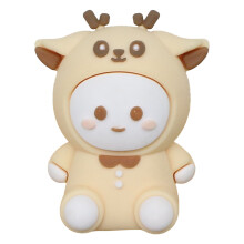 Cute Animal Pencil Sharpener, Compact & Portable with Alloy Blade for Precise Sharpening – Brown (1.1x1.57")