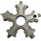 Schneeflocken-Multitool-Schlüsselanhänger aus Edelstahl 1