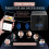 Wireless WiFi Camera 1080P Night Vision 3x3x2.6in for iOS/Android 7