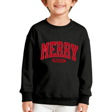 Boys Letter Print Crewneck Sweatshirt Long Sleeve