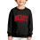 Boys Letter Print Crewneck Sweatshirt Long Sleeve 1