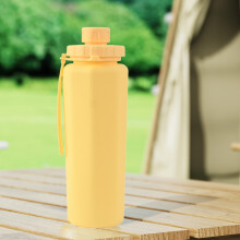 Foldable Silicone Water Bottle, 600ml, Leakproof & Heat-Resistant, Portable Collapsible Design with Rope – Compatible with Outdoor Activities