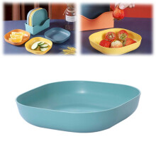 Dinnerware Sets,Square Bowl Wheat Spaghetti Bowl Lightweight Bowl Party Snack Soup Dessert Rice Plate