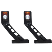 Side Marker Light 12-24V Trailer Truck Lorry Rear Tail Outline Lamp L ED