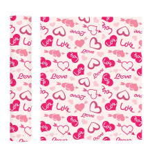 HCTSHG Valentine's Day Iron on Transfers – Cute Hearts Patches for T-Shirts, DIY Decor (10x12in), compatible with heat press & home iron