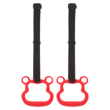 Indoor Gymnastics Set for Pull-, Portable Red Exercise Equipment for