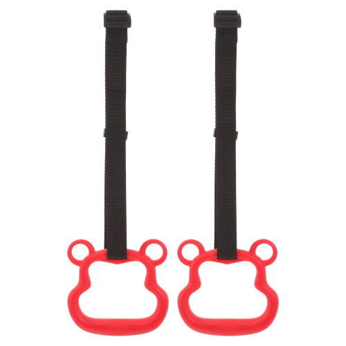 Indoor Gymnastics Set for Pull-, Portable Red Exercise Equipment for