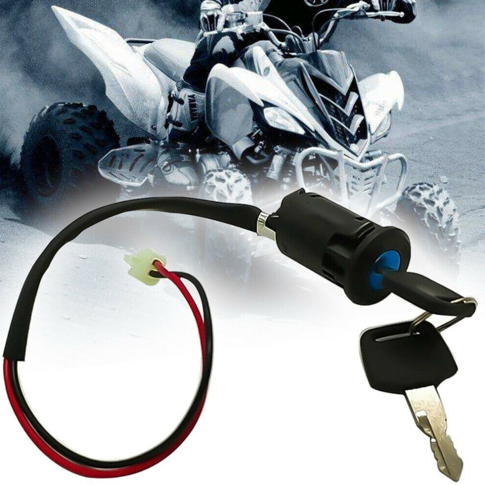 Ignition Key Switch Moped Electric Motorcycle 2 Wire On/Off Atv Dirt Bike 9180479331933