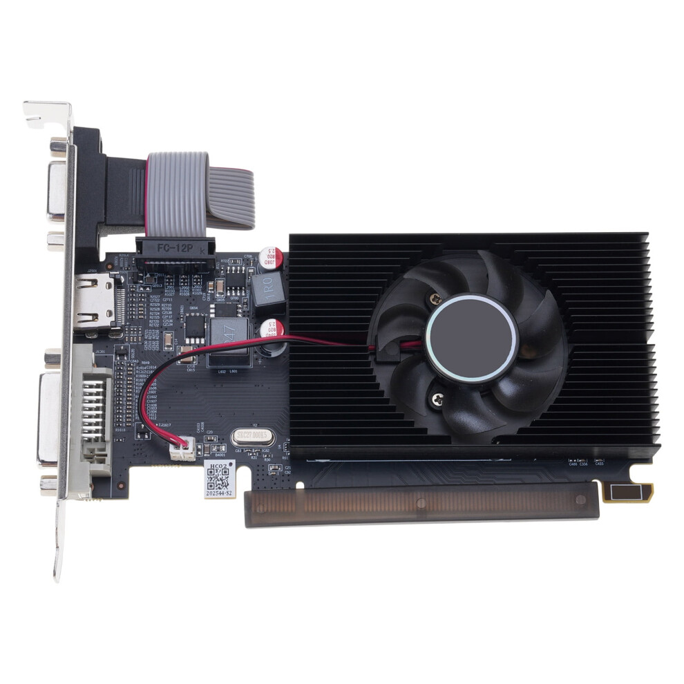 2Gb Ddr3 64Bit Graphics Card Pcie 16X Computer Graphics Video Card 2Gb Thermal Management Fan For Office/Home 9180479331605