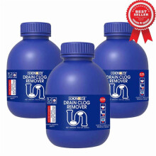 Powerful Drain Cleaner for Kitchen, Shower & Bathtub – Dissolves 200+ Clogs, Kills 99% Bacteria, Fast-Acting, Safe for All Pipes