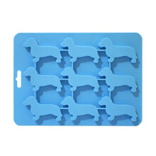 Dog Shape Puppy Shaped Chocolate Half Muffin Silicone Cake Baking Cookie Cake Mould