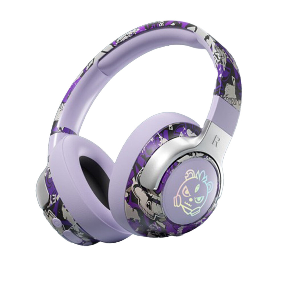Bluetooth Headphones, Wireless Earphones, Head Mounted Foldable Soft Headband Low Latency High Battery 5.4 Bluetooth Version Sports Gaming Earphones 9180479332428