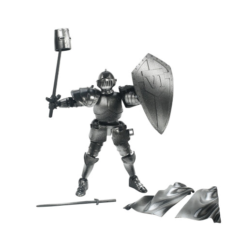Special-shaped Multi-Joint Movable Doll Luxury Set, Poseable Action Figure Collection for Display Silver