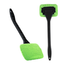 180 Degree Rotating Windshield Wiper and Defogger Tool 2PCs Set with Handle for Efficient Car Front Window Cleaning
