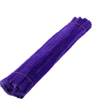 Blue Pipe Cleaners Crafts, 100pcs Chenille Stems, Solid Color Set for DIY Art, Decor & Gifts – Compatible with Kids' Craft Projects